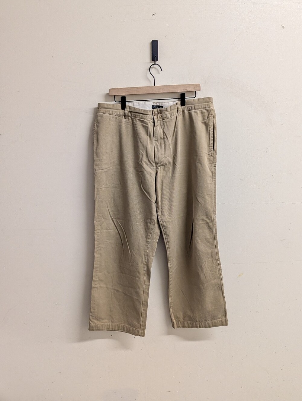 J. Crew Tan Casual Chino Wide Leg Pants 36 X 30